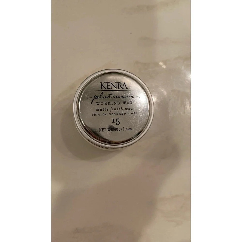 Kendra Platinum Working Wax Matte Finish # 15 Non-greasy Flexible Hold Texturize